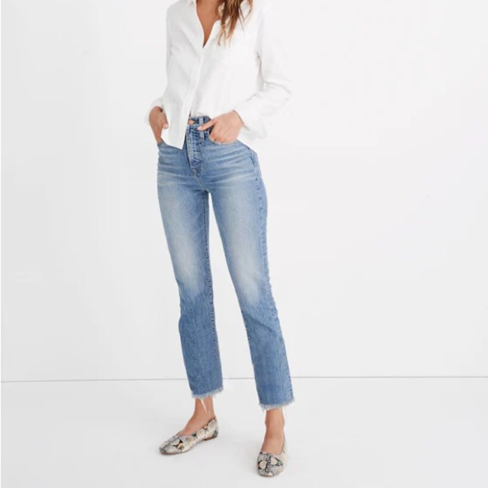 Madewell NWT 24 The Perfect Vintage Jean Ainsworth Wash